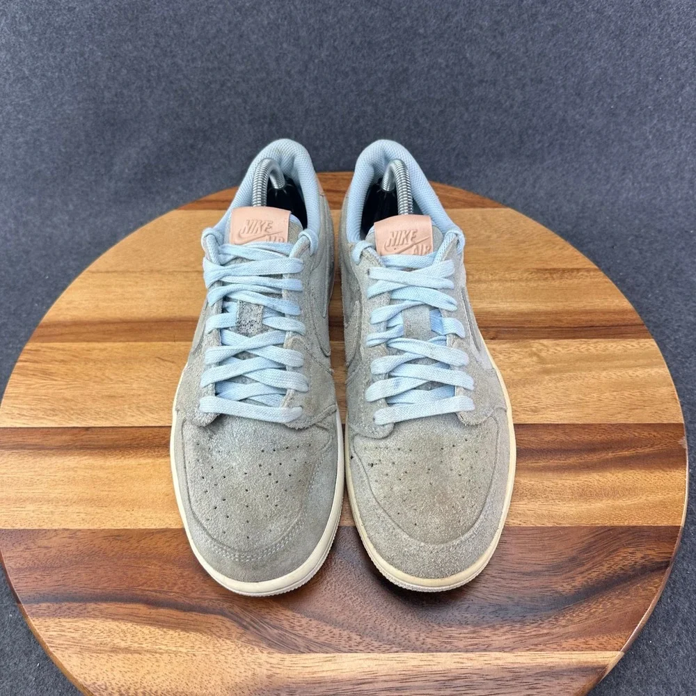 Nike Air Jordan 1 Retro Low OG Premium Ice Blue Tan 905136-402 Mens Size 9